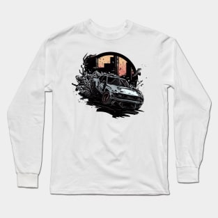 Drifting Car Long Sleeve T-Shirt